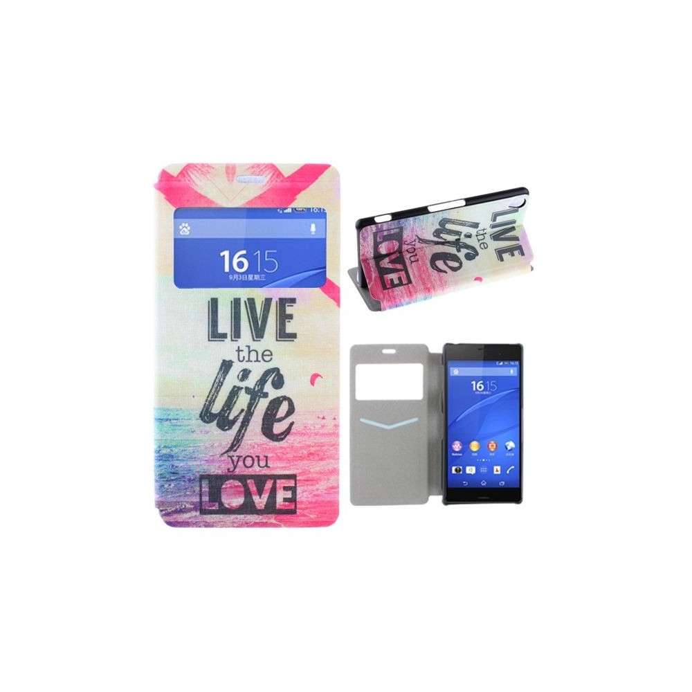 Etui Sony Xperia Z3 motif Live the Life