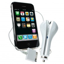 Chargeur Allume-Cigare Rétractable Ultra-Compact iPhone, iPad, iPod