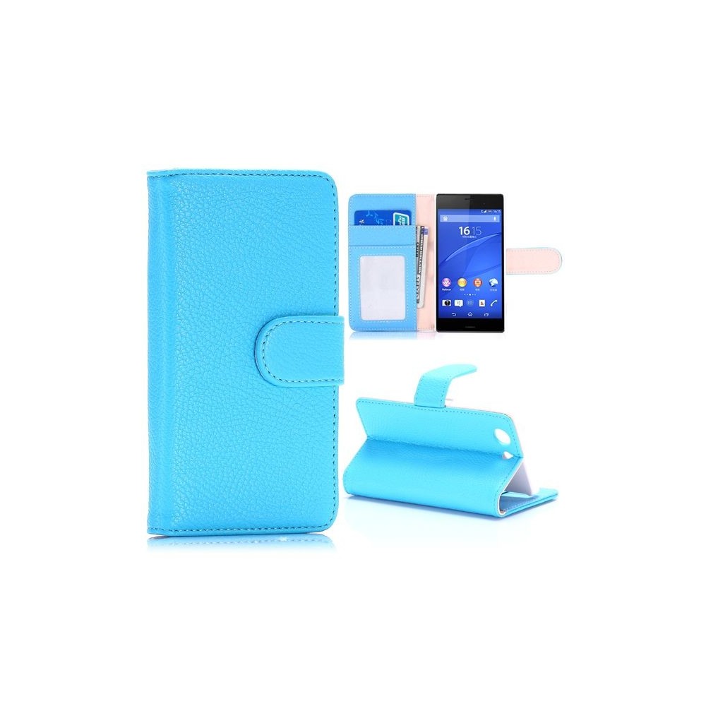Etui Sony Xperia Z3 Mini Simili-cuir bleu clair