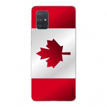 Coque pour Samsung Galaxy A71 Drapeau du Canada