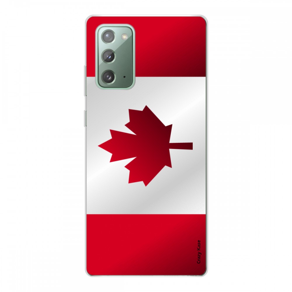 Coque pour Samsung Galaxy Note20 Drapeau du Canada