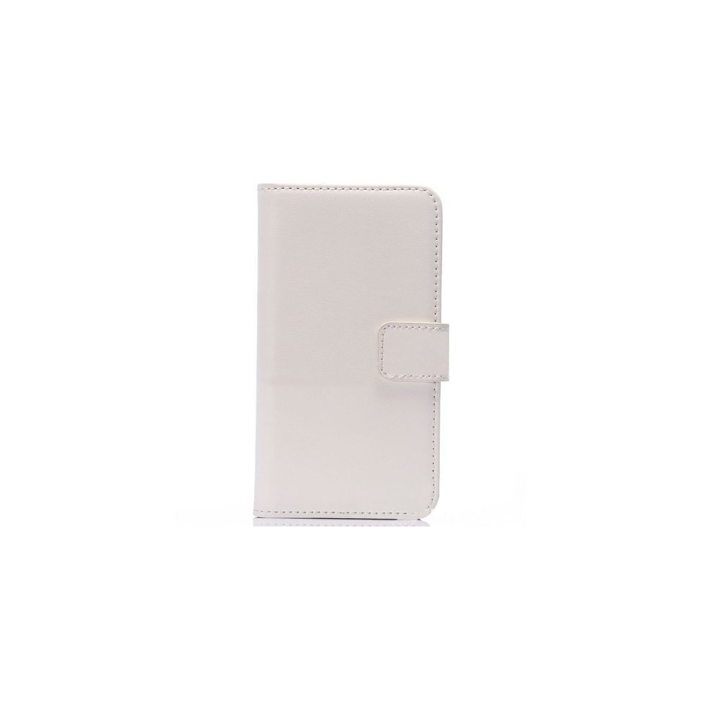 Etui Portefeuille Galaxy S5 simili-cuir blanc