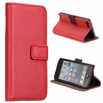 Etui iPod Touch 5 rouge ouverture horizontale support tv