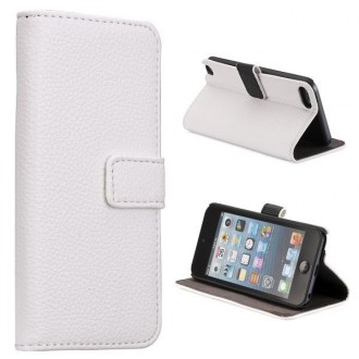 Etui iPod Touch 5 blanc ouverture horizontale support tv