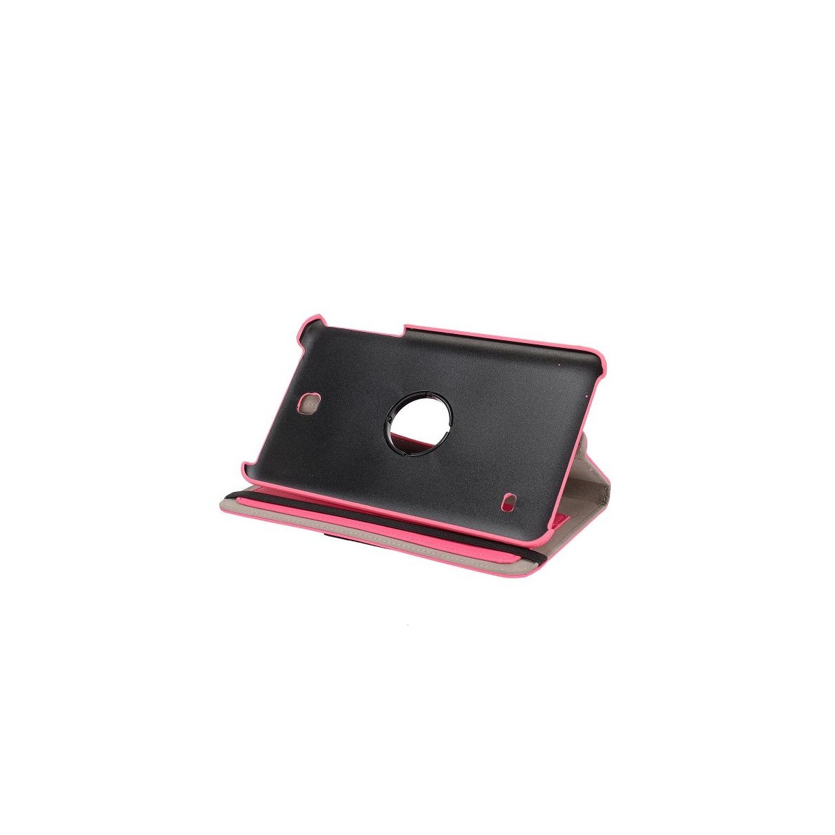 Etui Galaxy Tab 4 8.0 Rotatif 360° Simili-cuir Rose