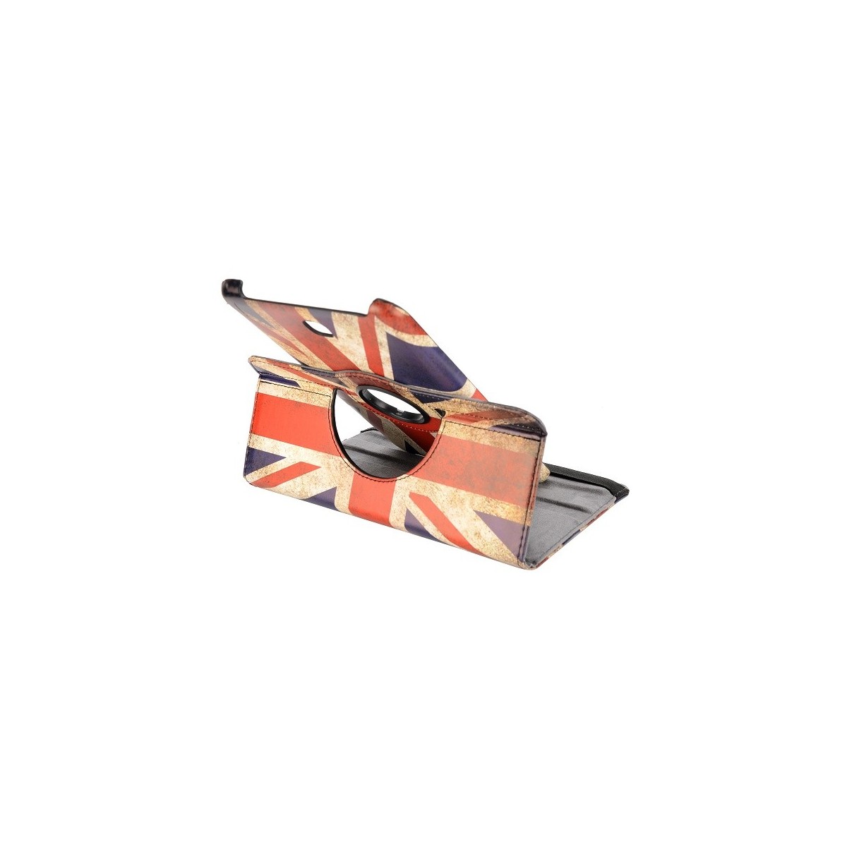 Etui Galaxy Tab 4 8.0 rotatif 360° drapeau UK