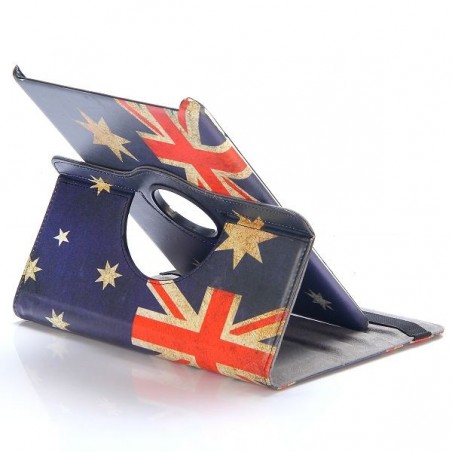 Etui Galaxy Tab S 10.5 Rotatif 360° Drapeau Australien