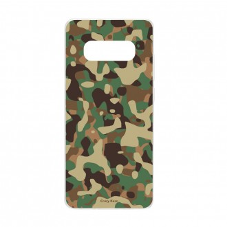 Coque Galaxy S10 Plus souple motif Camouflage militaire - Crazy Kase