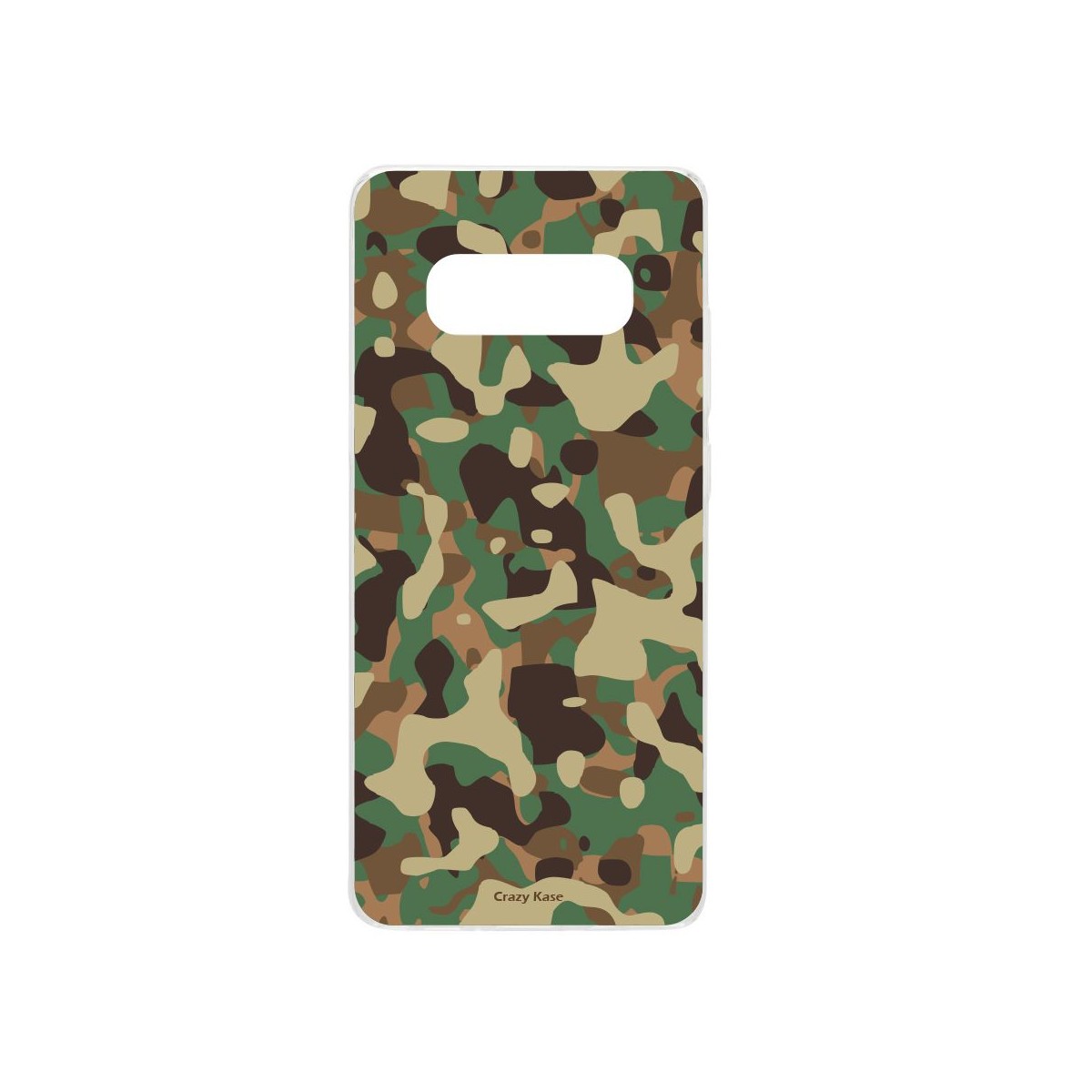Coque Galaxy S10 Plus souple motif Camouflage militaire - Crazy Kase