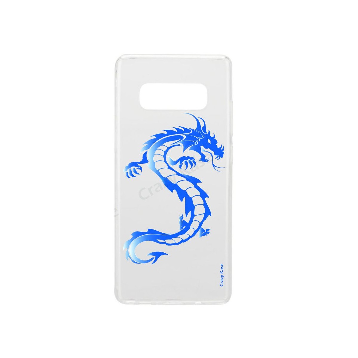 Coque Galaxy S10 Plus souple Dragon bleu -  Crazy Kase