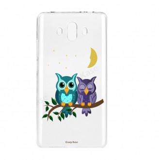 Coque Huawei Mate 10 souple motif chouettes au clair de lune - Crazy Kase