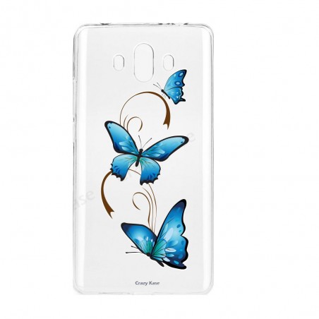 Coque Huawei Mate 10 souple motif Papillon sur Arabesque - Crazy Kase