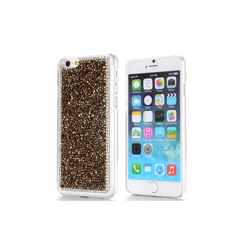Coque iPhone 6 strass Couleur Or
