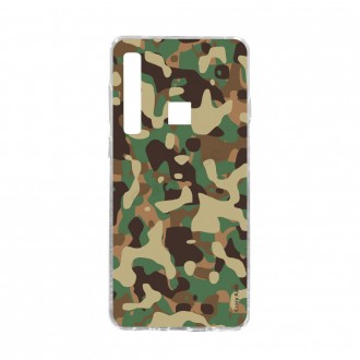 Coque compatible Galaxy A9 (2018) souple Camouflage militaire - Crazy Kase