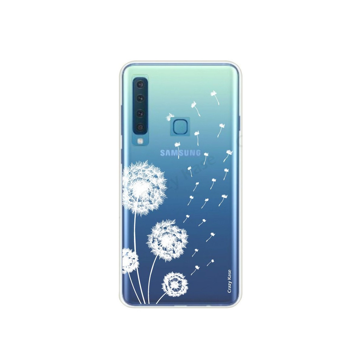 Coque compatible Galaxy A9 (2018) souple Fleurs de pissenlit - Crazy Kase