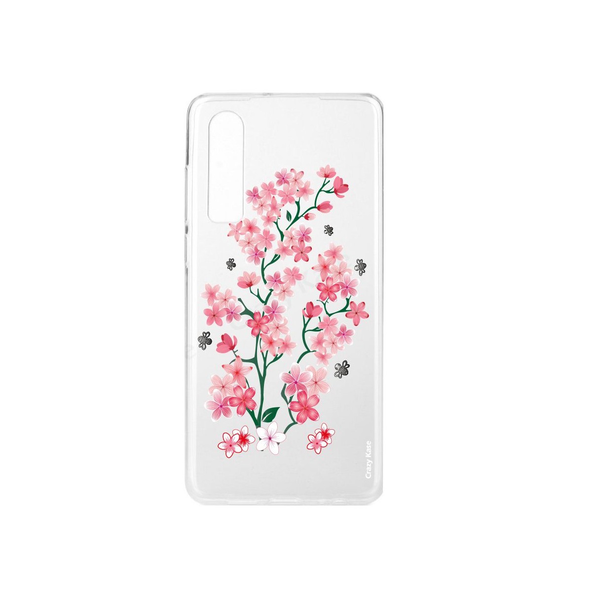 Coque Galaxy A7 (2018) souple motif Fleurs de Sakura - Crazy Kase