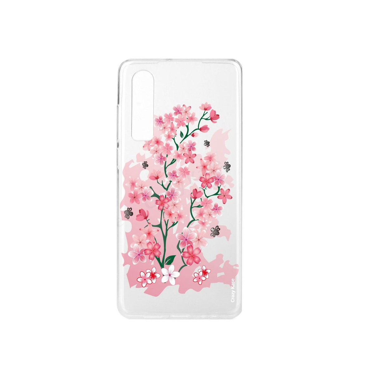 Coque Galaxy A7 (2018) souple motif Fleurs de Cerisier - Crazy Kase