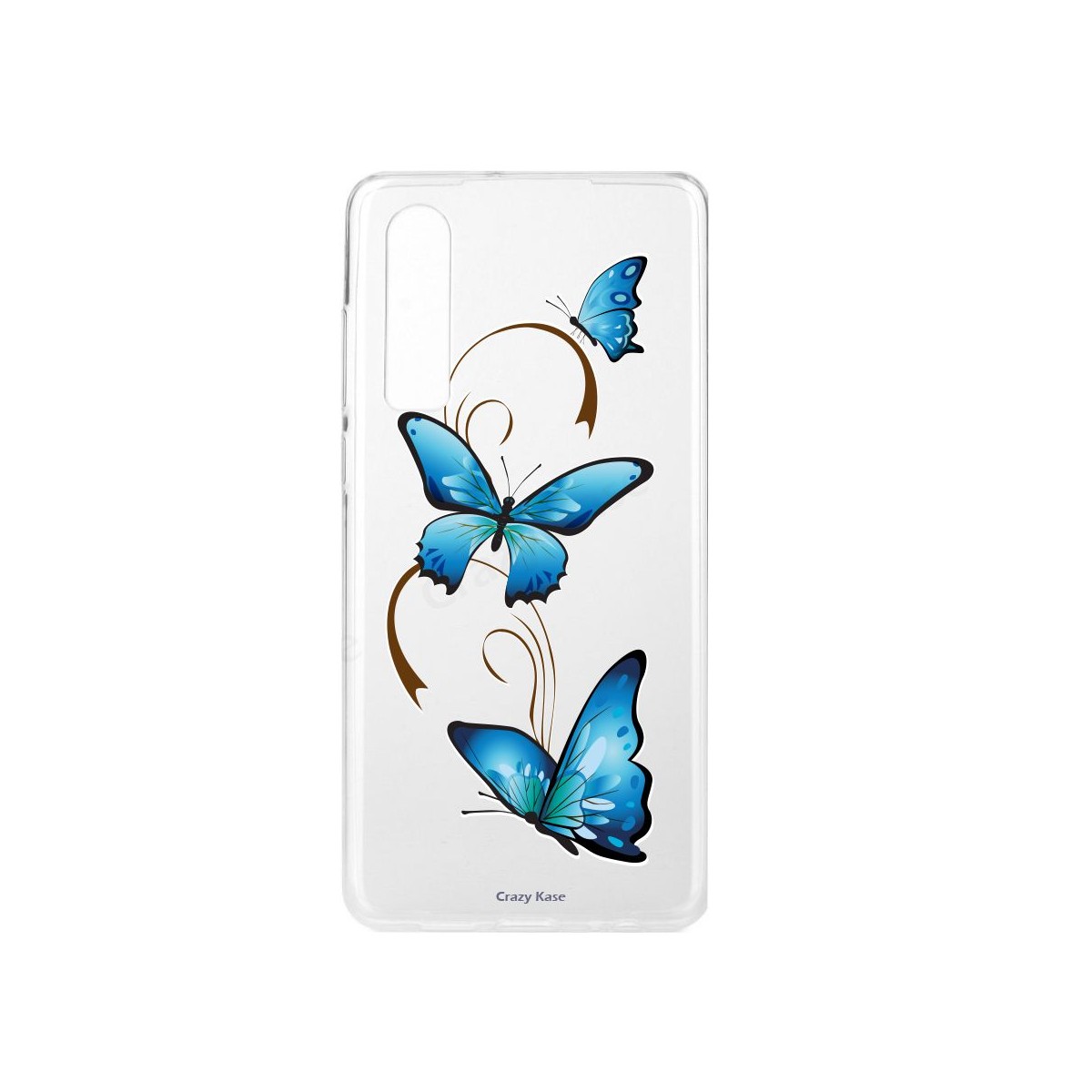 Coque Galaxy A7 (2018) souple motif Papillon sur Arabesque - Crazy Kase