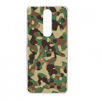 Coque Nokia 5.1 souple motif Camouflage militaire - Crazy Kase