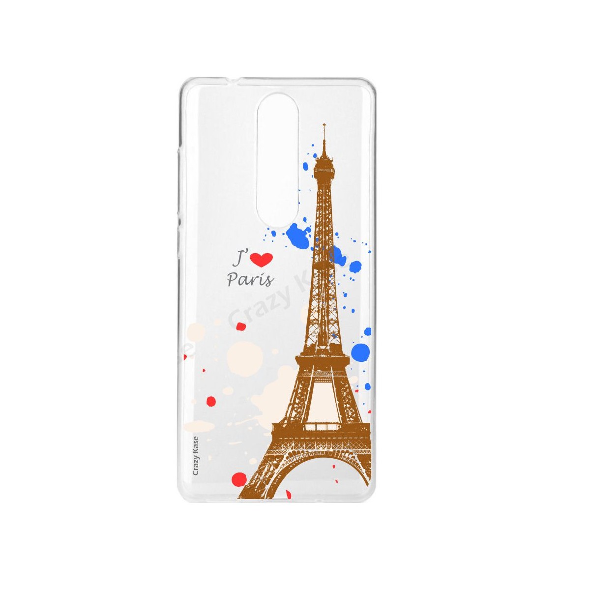 Coque compatible Nokia 5.1 souple Paris - Crazy Kase