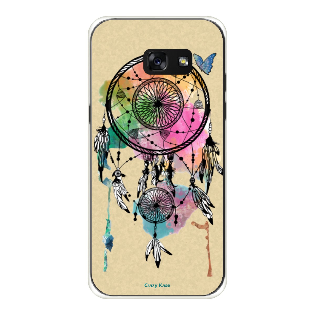 Coque Galaxy A5 (2016) souple motif Attrape rêve et papillon - Crazy Kase
