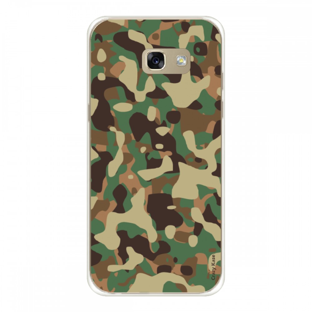 Coque Galaxy A5 (2016) souple motif Camouflage militaire - Crazy Kase