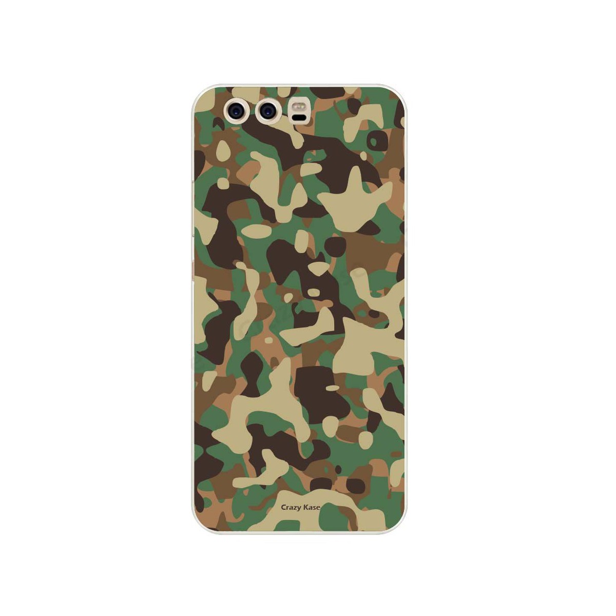 Coque Huawei P10 Plus souple motif Camouflage militaire - Crazy Kase