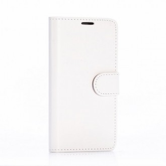 Etui Galaxy S6 Simili-cuir Blanc
