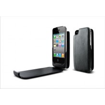 Housse en Cuir avec Batterie Intégrée de 2000 mAh Dexim DCA-220 - Noire. iPhone 4/4S