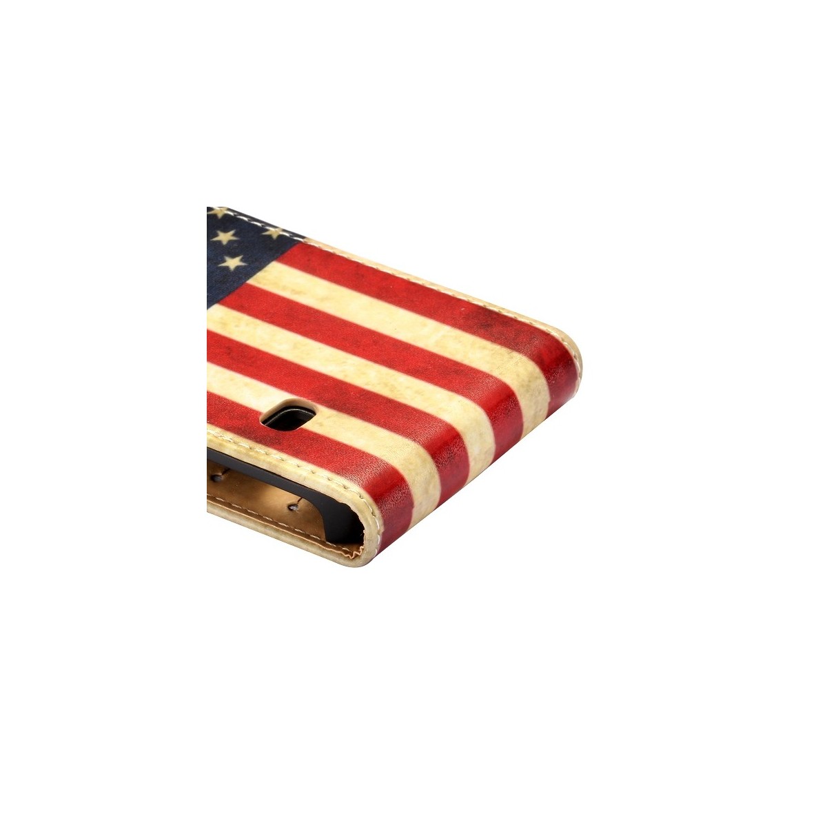 Etui Galaxy S5 Mini motif drapeau USA vintage