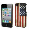 Coque Muvit iPhone 4/4S motif drapeau USA vintage