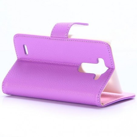 Crazy Kase - Etui LG G3s Simili-cuir Violet
