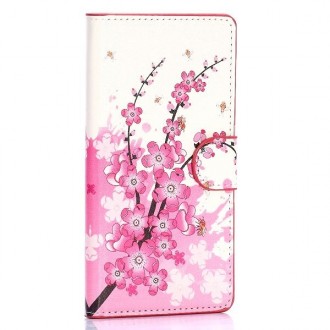 Crazy Kase - Etui Galaxy A7 Motif Fleur Japonnaise