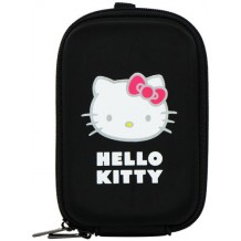 Etui Hello Kitty semi-rigide small noir pour appareils photo