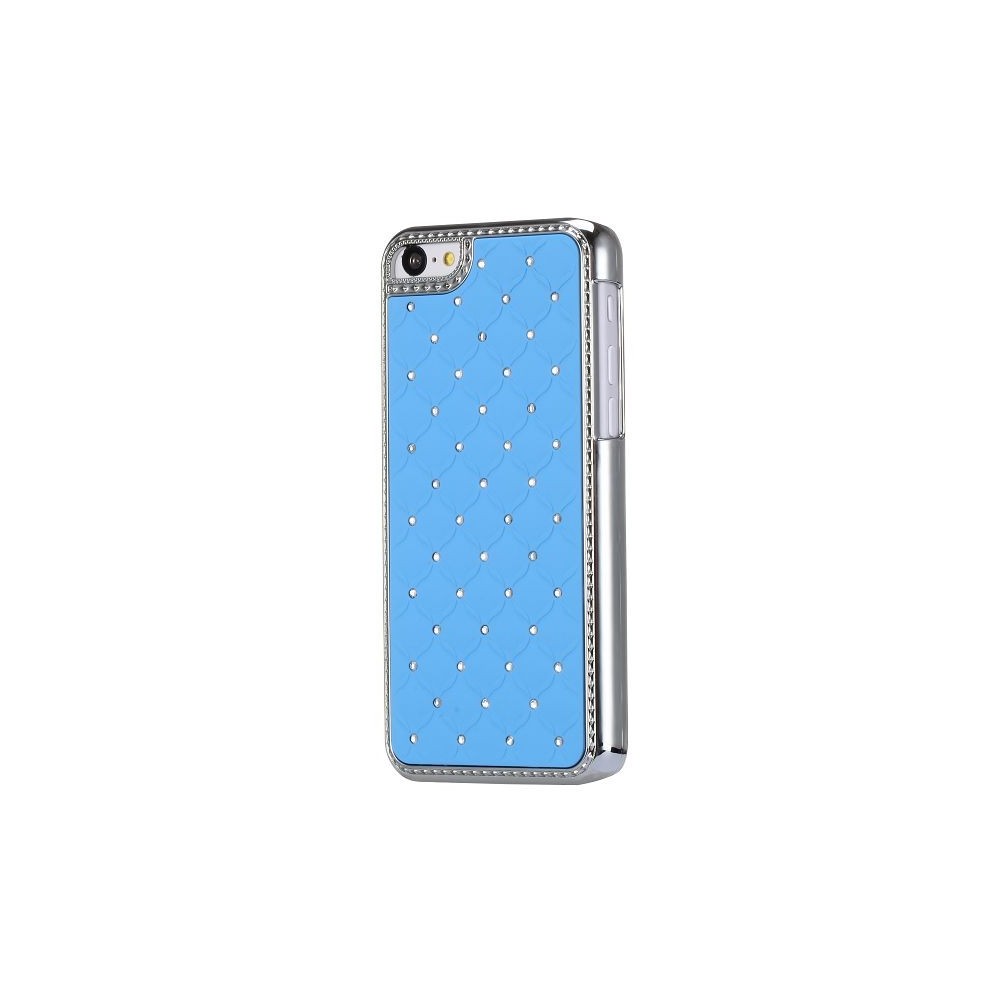 Crazy Kase - Coque iPhone 5C avec strass sur fond Bleu
