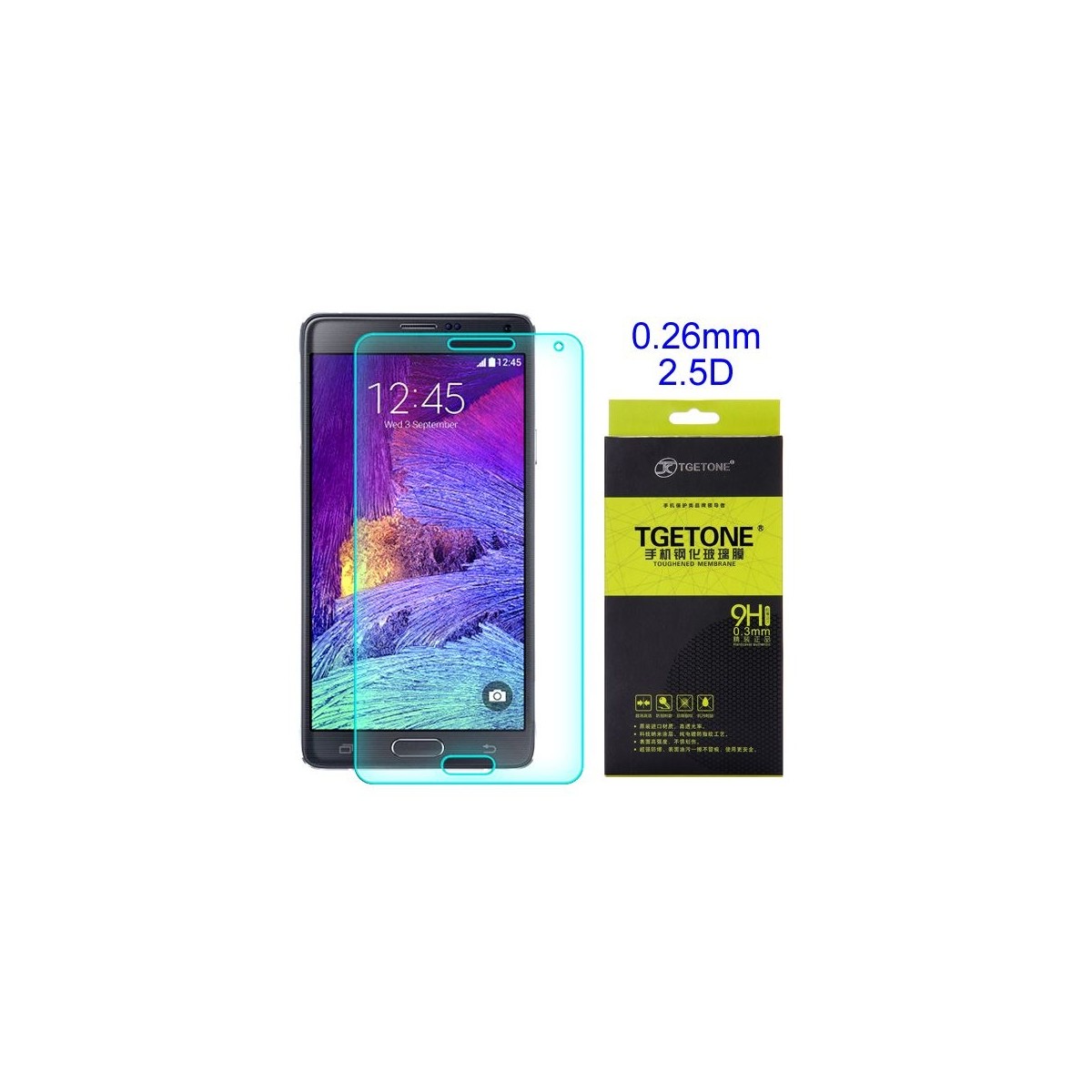 Film Galaxy Note 4 protection écran verre trempé
