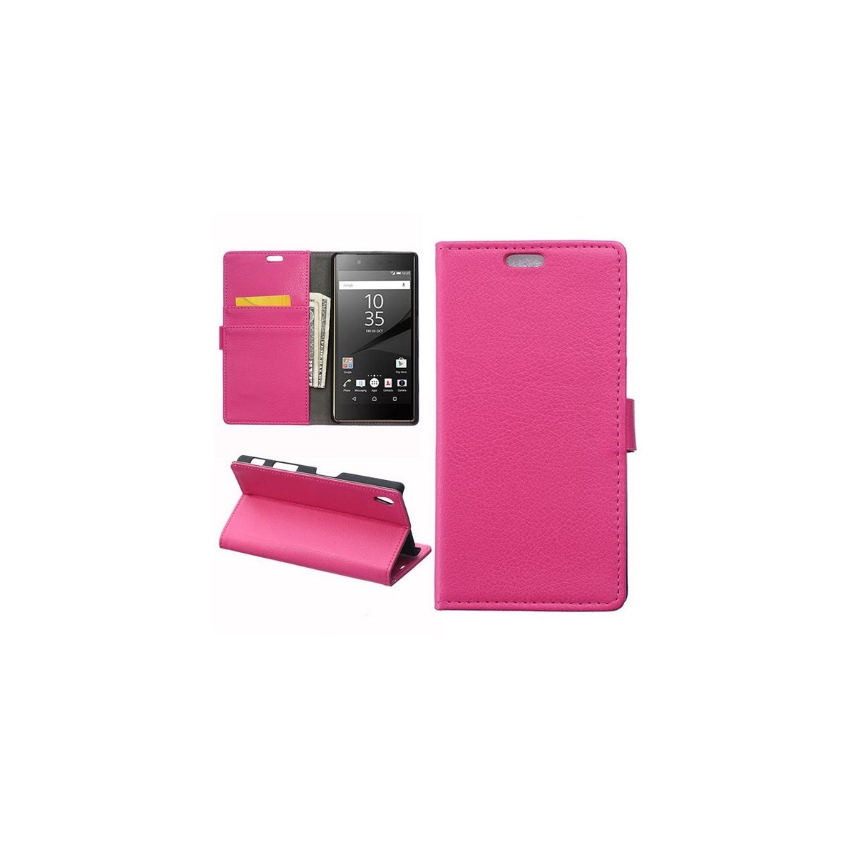 Crazy Kase - Etui Sony Xperia Z5 Rose