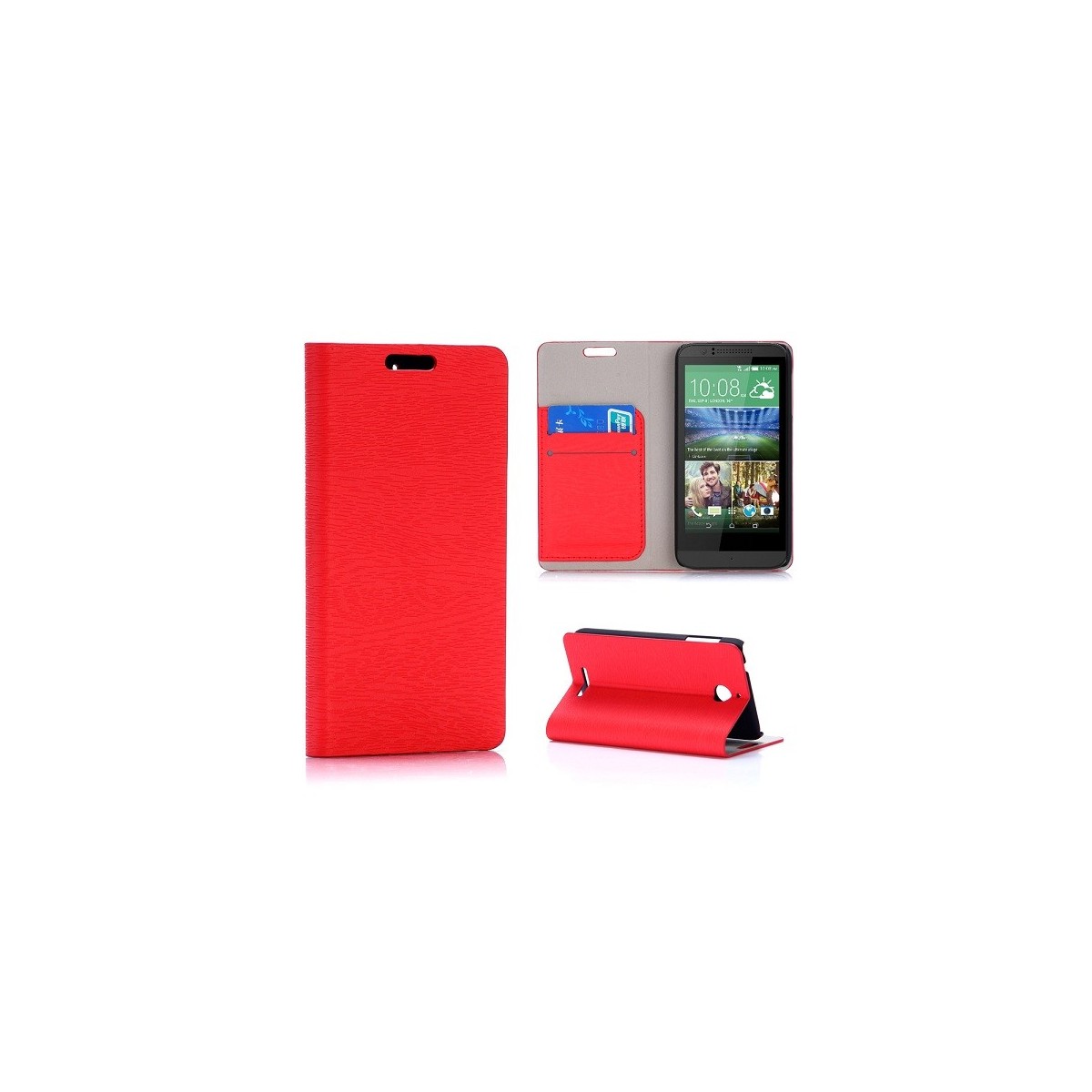 Crazy Kase - Etui HTC Desire 510 Rouge