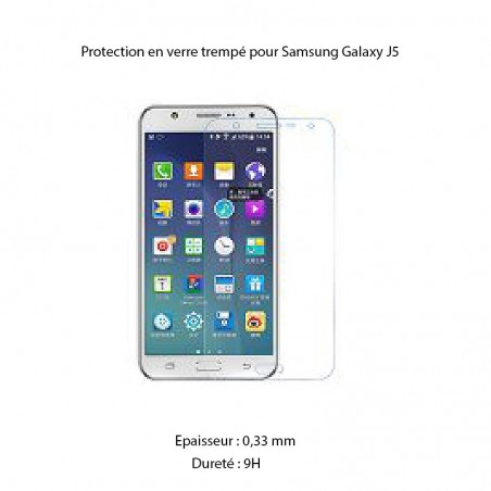 Film Galaxy J5 protection écran verre trempé