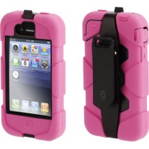 Coque étanche Griffin Survivor rose pour Apple iPhone 4/4S