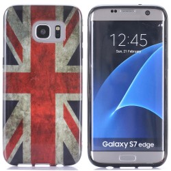Coque Galaxy S7 Edge motif Drapeau UK - Crazy Kase
