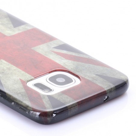 Coque Galaxy S7 Edge motif Drapeau UK - Crazy Kase