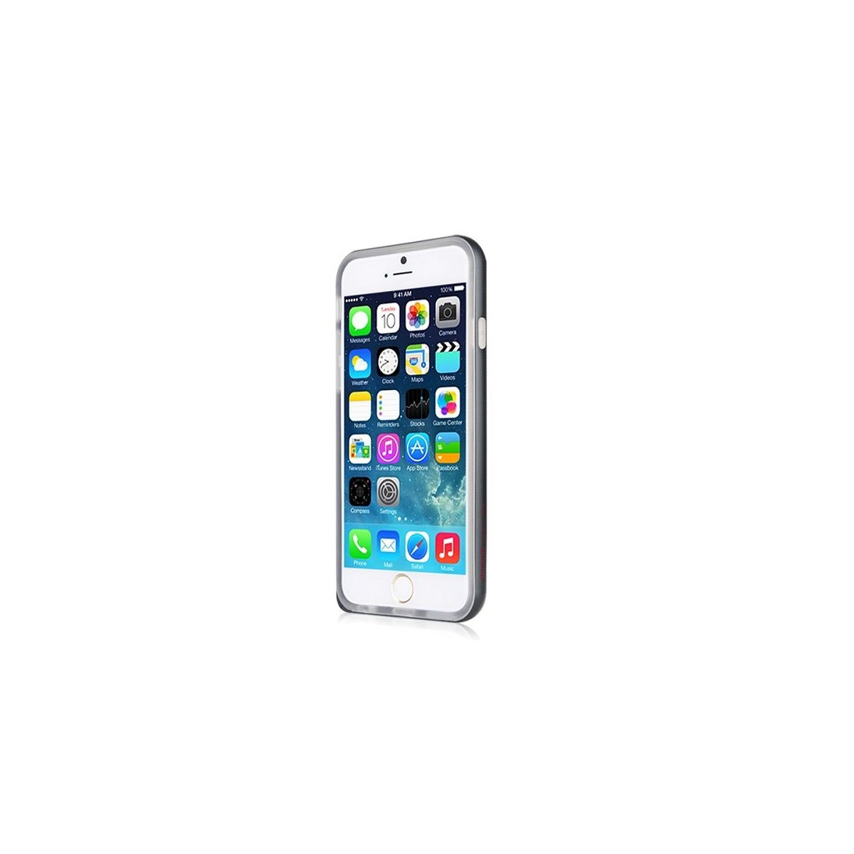 Coque iPhone 6 / 6s Transparente avec bumper noir - Baseus